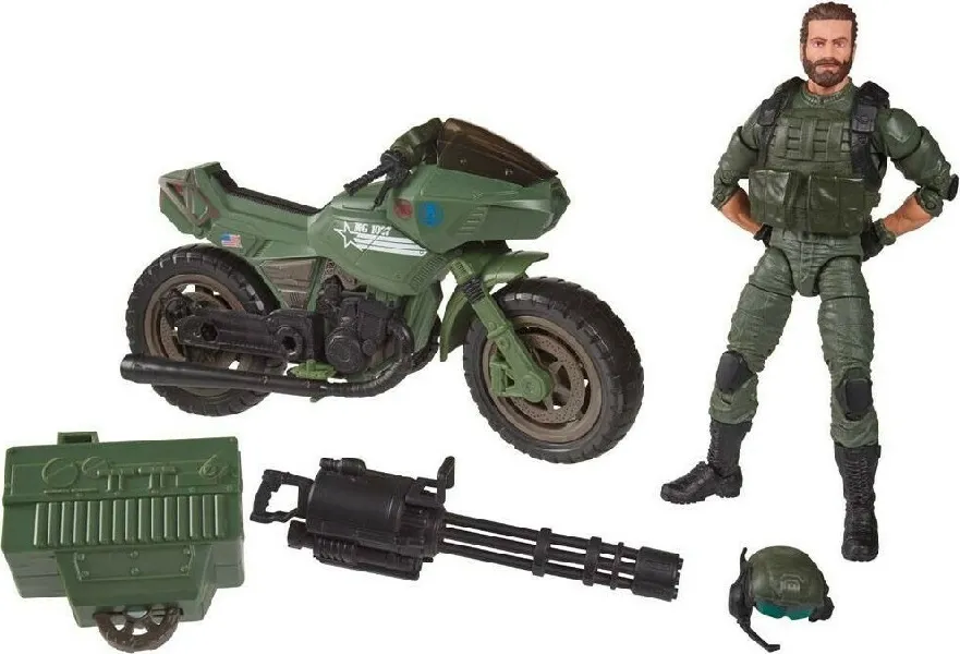 G.I. JOE CLASSIFIED SERIES ACTION FIGURE ALVIN BREAKER KIBBEY WITH RAM CYCLE 15 CM